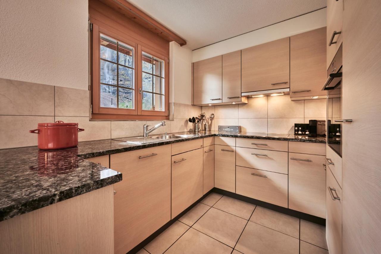 Apartment Mountain View, Luxury, Spacious With Best Views Lauterbrunnen Eksteriør billede