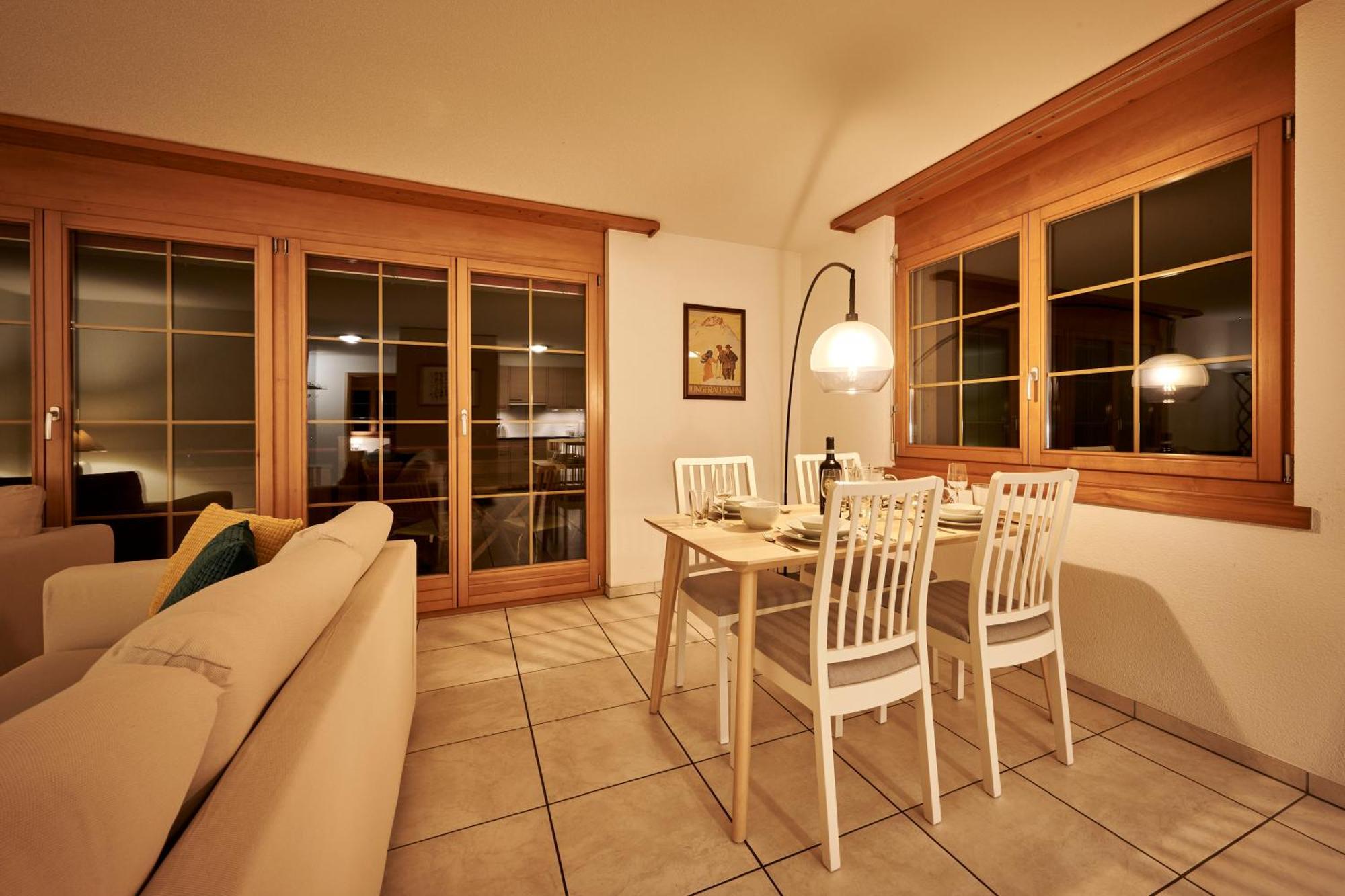 Apartment Mountain View, Luxury, Spacious With Best Views Lauterbrunnen Eksteriør billede