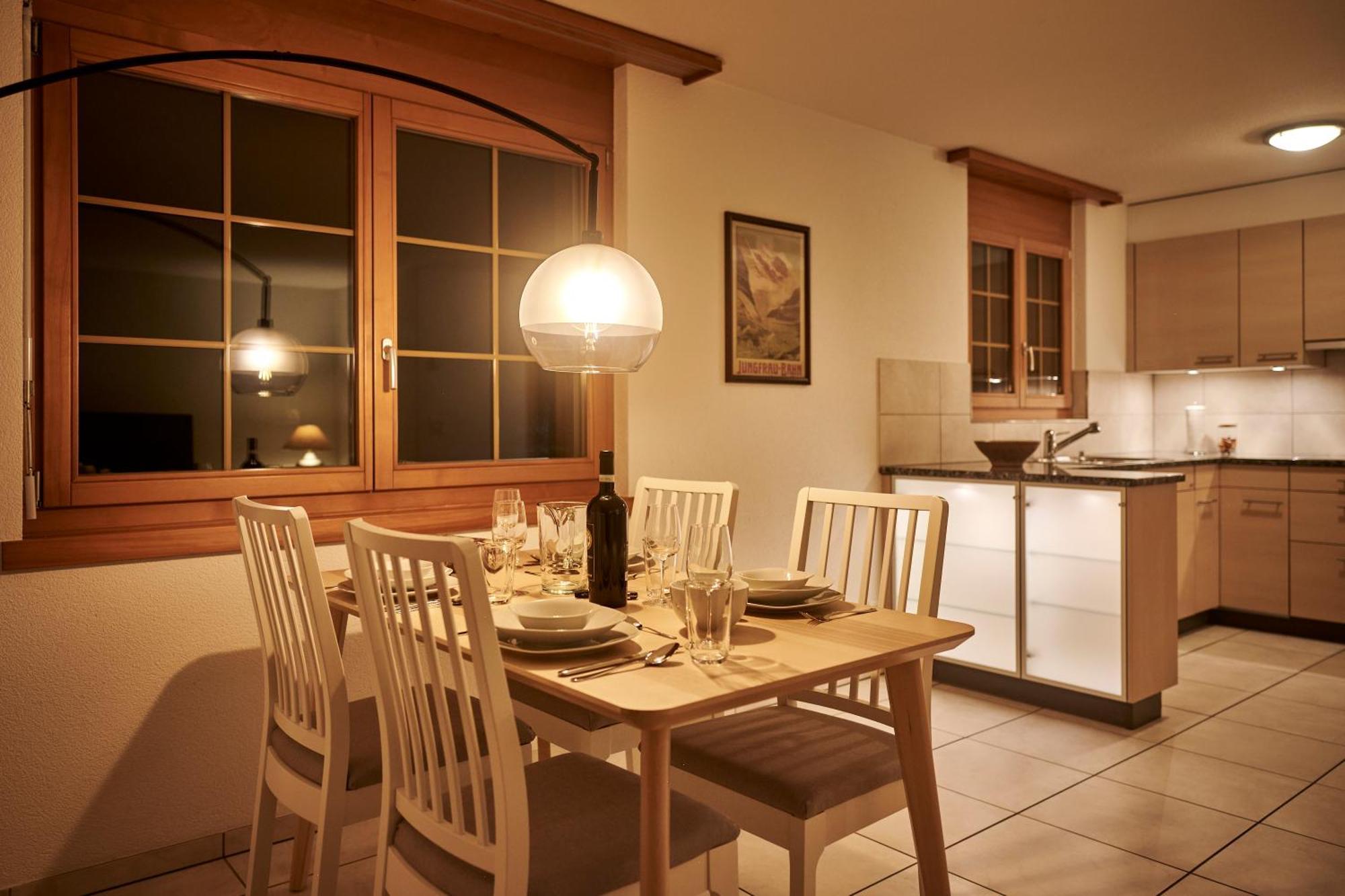Apartment Mountain View, Luxury, Spacious With Best Views Lauterbrunnen Eksteriør billede